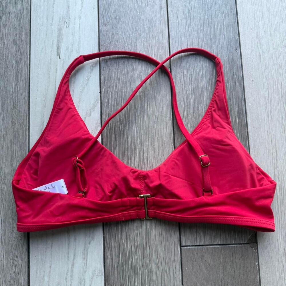 Andie red bikini top halter - Picture 5 of 5